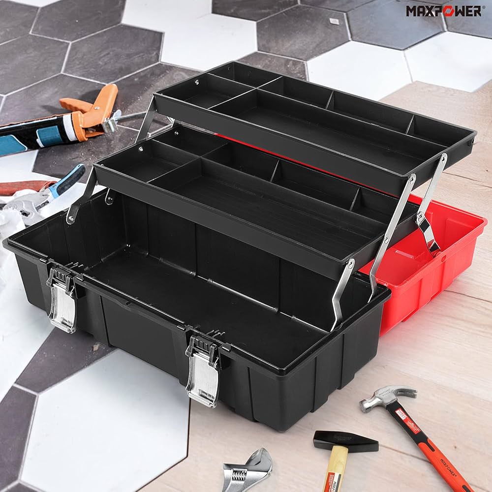 Amazon.co.jp: MAXPOWERツールボックス, 工具箱… : DIY・工具